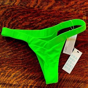 XS Neon Green swim bottom